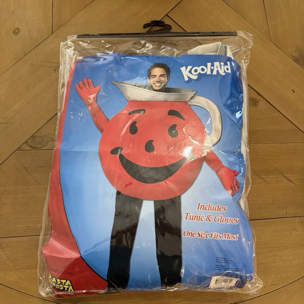 Kool-Aid Guy Adult Costume One Size Fits Most Halloween Cosplay Rasta Imposta